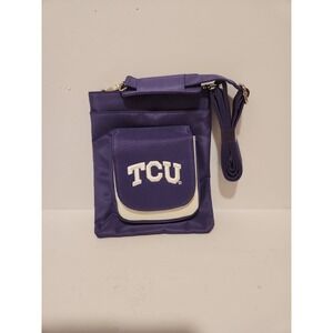Texas Christian University NCAA Traveler Bag New With Tags Crossbody Strap